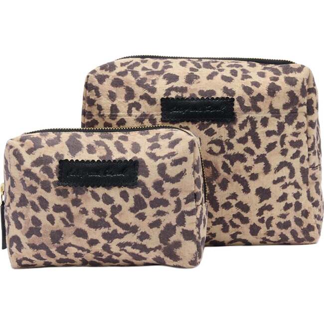 Print Wash Bag, Brown