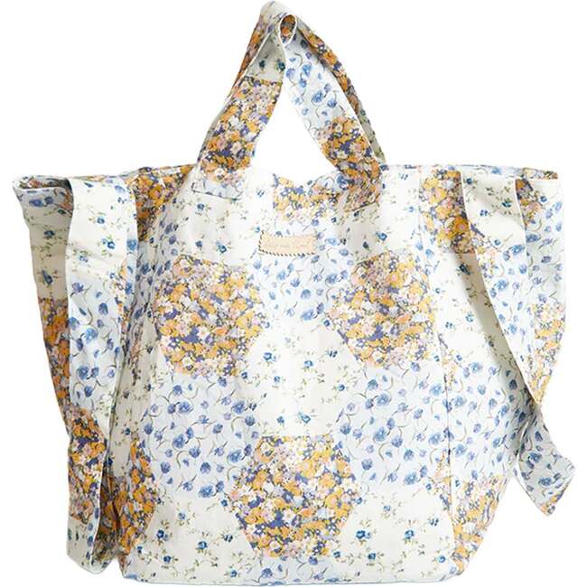 Print Tote Bag, Light Blue