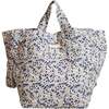 Print Tote Bag, Blue - Bags - 1 - thumbnail