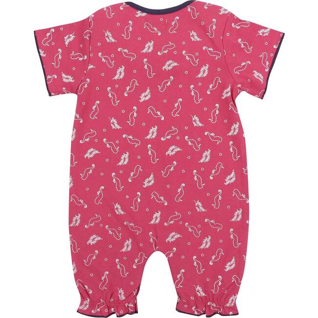 Seahorse Print Romper