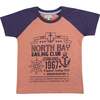Sailing Club Slogan Print T-Shirt - T-Shirts - 1 - thumbnail