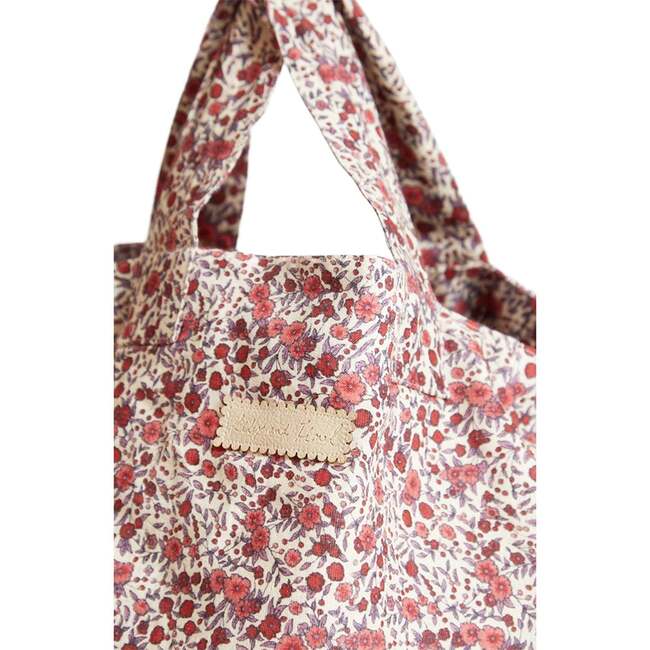Print Tote Bag, Pink - Bags - 3