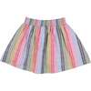 Rainbow Stripe Print Skirt - Skirts - 2
