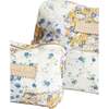 Print Cosmetic Bag, Blue/Yellow Floral - Bags - 2