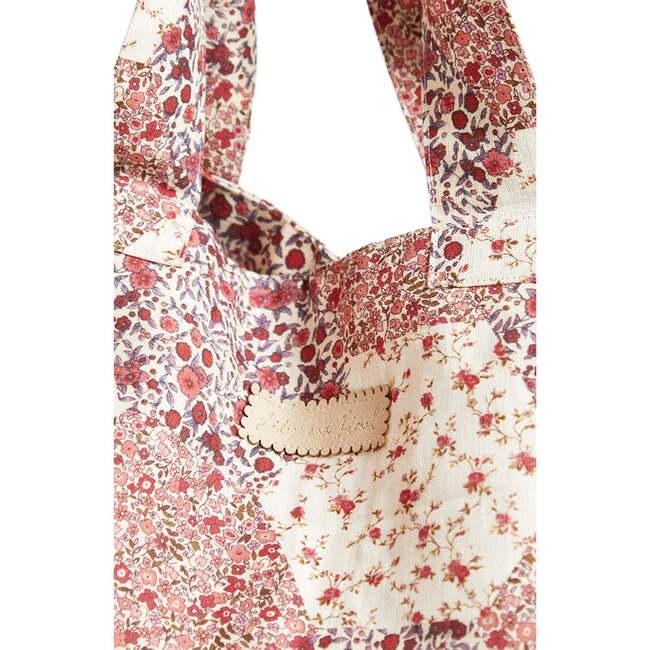Print Tote Bag, Red - Bags - 3