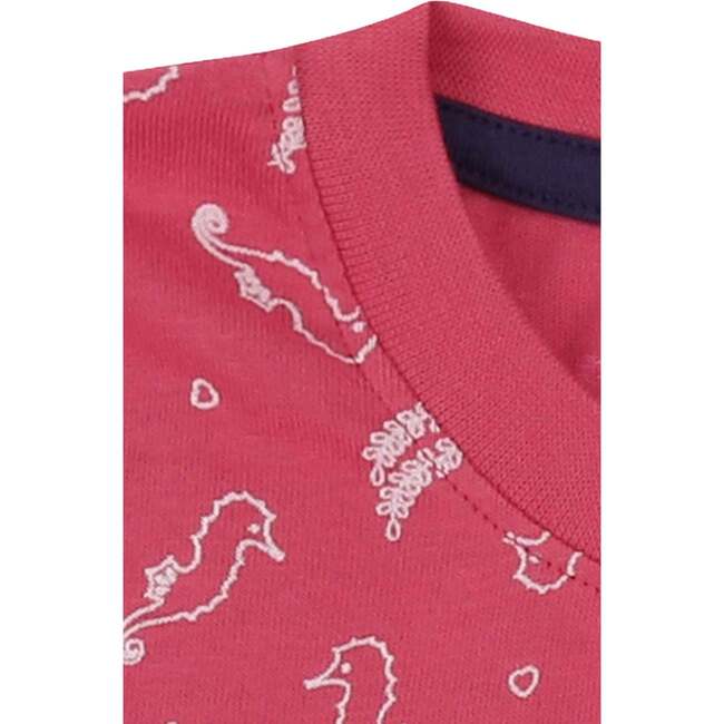 Seahorse Print Dress - Dresses - 3