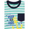 Sail The Seas Slogan T-Shirt - T-Shirts - 3 - thumbnail