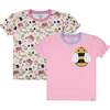 Lilly And Sid And Stripe Print T-Shirts - 2 Pack - Mixed Apparel Set - 1 - thumbnail
