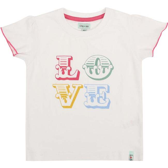 Love Slogan Print T-Shirt