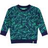 Palm Print Sweatshirt - Sweatshirts - 1 - thumbnail