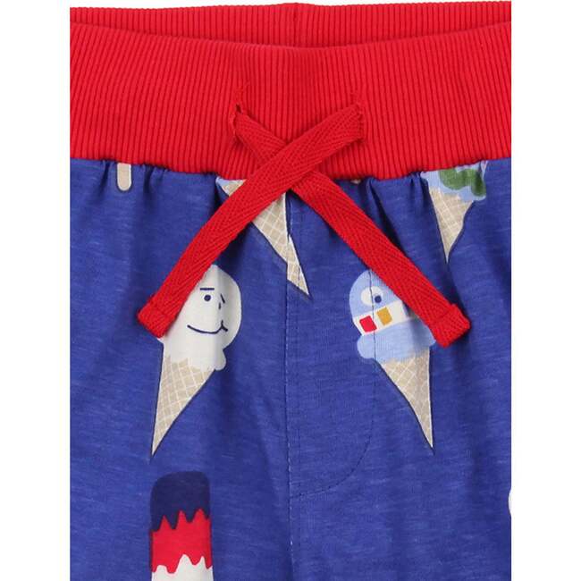 Happy Ice Cream And Stripe Print Short - 2 Pack - Mixed Apparel Set - 3