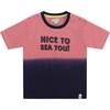 Nice To Sea You Slogan Print T-Shirt - T-Shirts - 1 - thumbnail