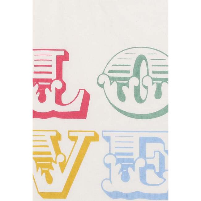 Love Slogan Print T-Shirt - T-Shirts - 3