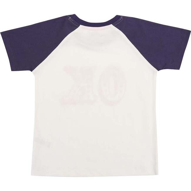 Ok Slogan Print T-Shirt, Navy