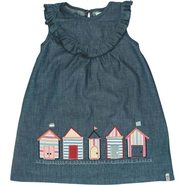 Beach Hut Applique Dress