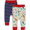 Animal Safari And Stripe Print Leggings - 2 Pack - Leggings - 1 - thumbnail