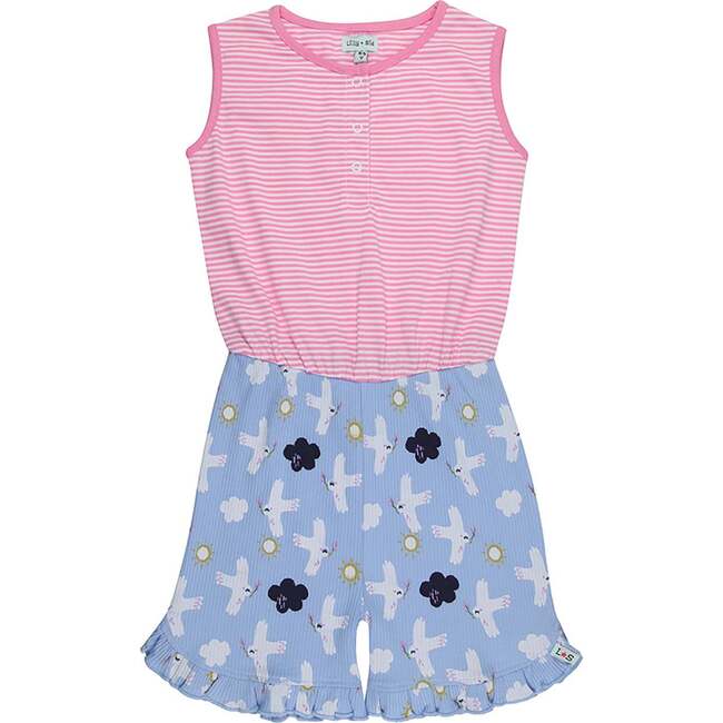 Betty Bird Print Jumpsuit