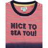 Nice To Sea You Slogan Print T-Shirt - T-Shirts - 3