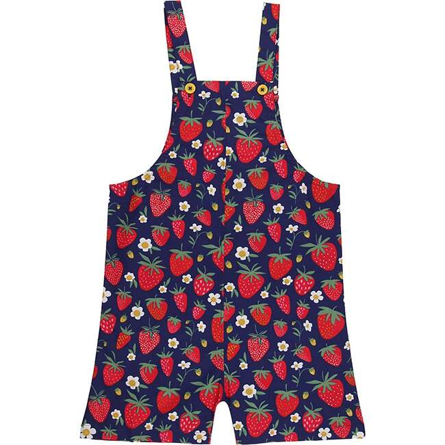 Strawberry Print Dungarees Jumpsuit