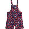 Strawberry Print Dungarees Jumpsuit - Rompers - 1 - thumbnail