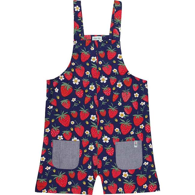 Strawberry Print Dungarees Jumpsuit