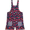 Strawberry Print Dungarees Jumpsuit - Rompers - 2