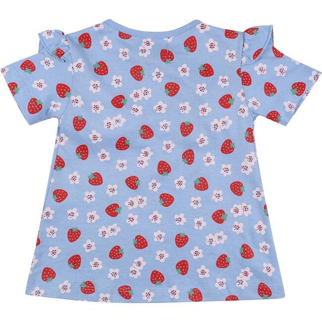 Strawberry Print Top And Legging Set