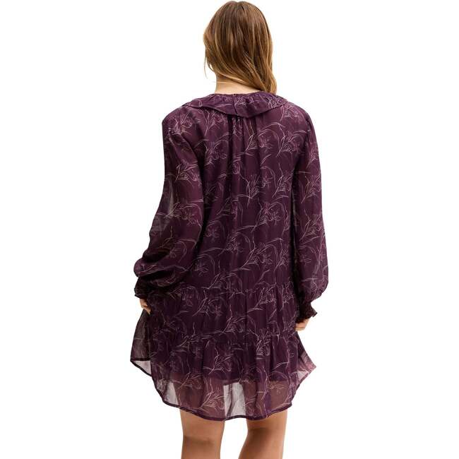 Henrietta Floral Print Button Down Mini Dress - Dresses - 3