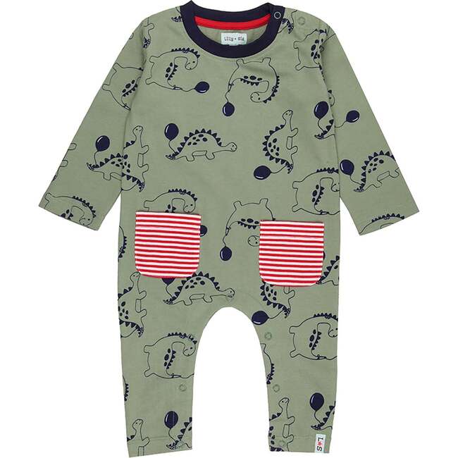 Dizzy Dinosaur Print Romper