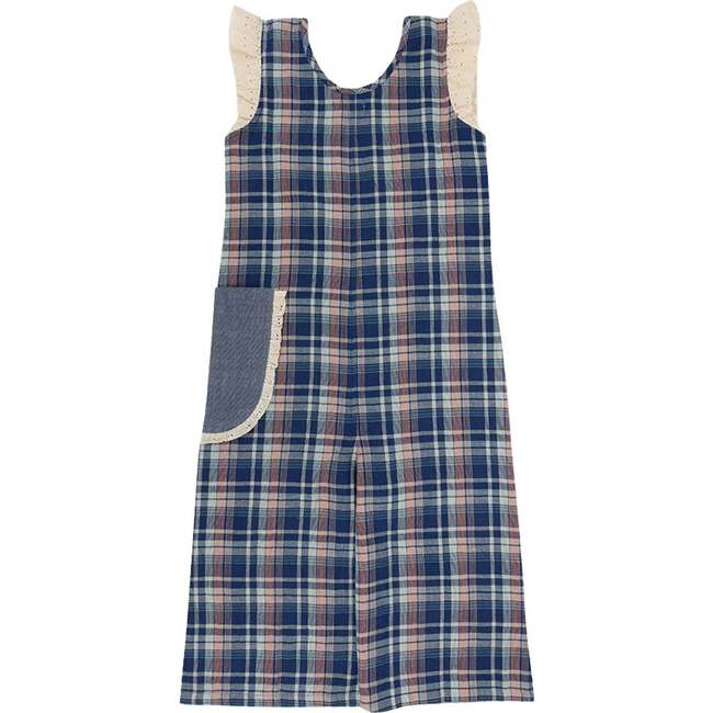 Check Print Jumpsuit