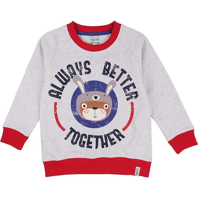 Always Better Together Slogan Print Sweatshirt