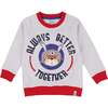 Always Better Together Slogan Print Sweatshirt - Sweatshirts - 1 - thumbnail
