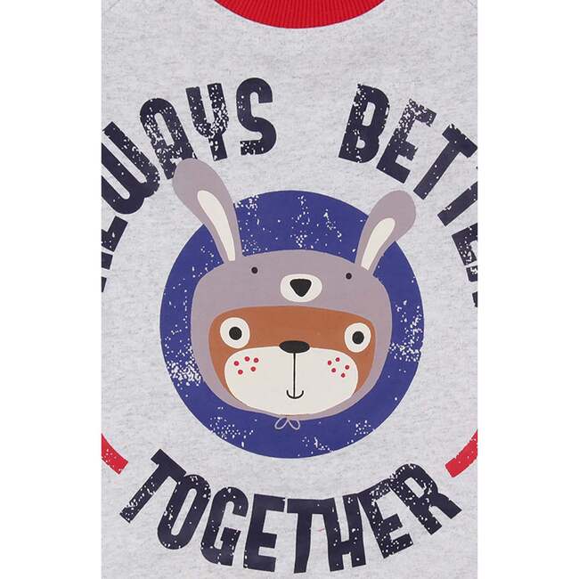 Always Better Together Slogan Print Sweatshirt - Sweatshirts - 3