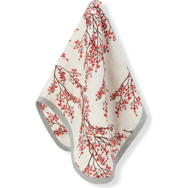 Winterberry Contour Four Layer Burp Cloth
