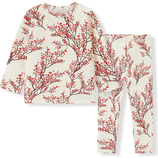Winterberry Cotton Stretch Two Piece Pajama Set