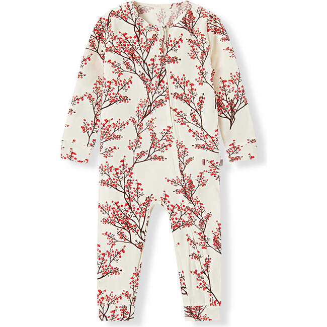 Winterberry Cotton Stretch Zipper Pajama