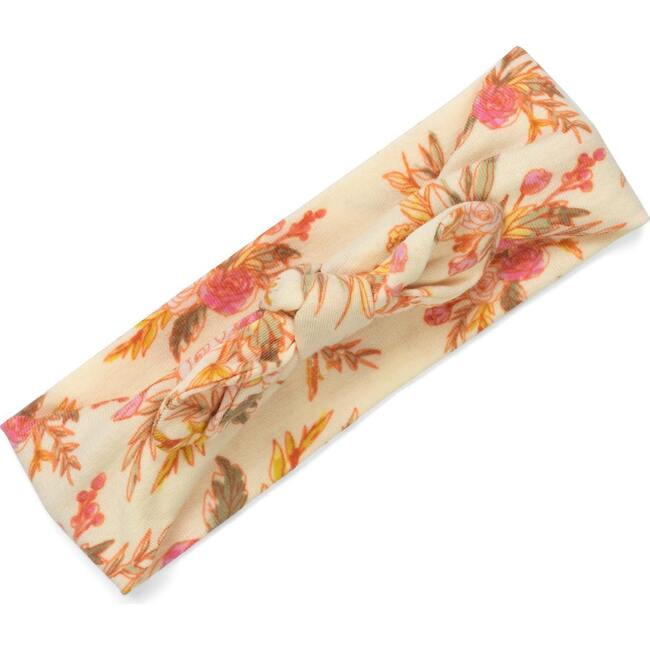 Vintage Floral Organic Cotton Knotted Headband