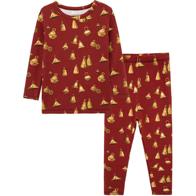 Vintage Bell Brushed Long Sleeve Two Piece Pajama Set