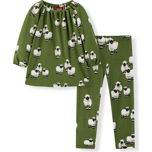 Valais Sheep Bamboo Dress & Legging Set