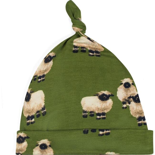 Valais Sheep Bamboo Knotted Beanie Hat