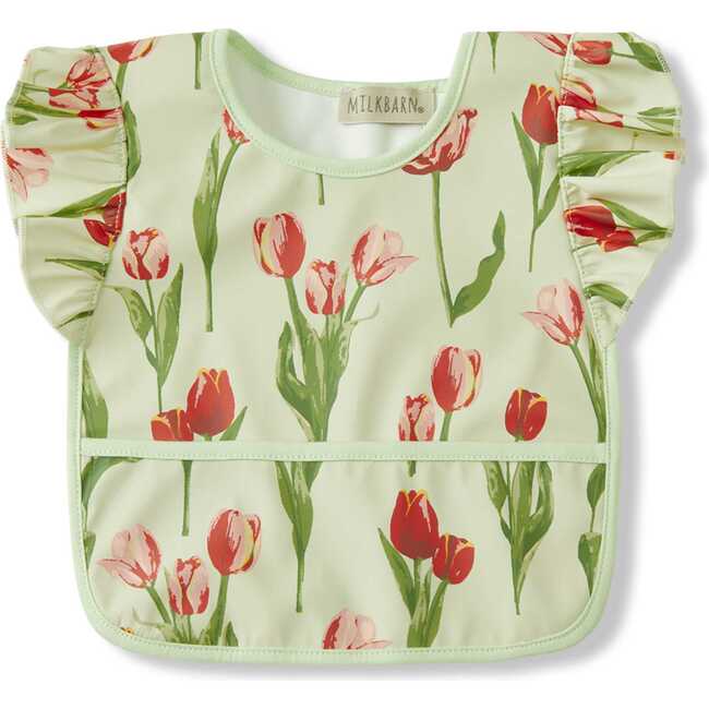 Tulip Ruffle Pocket Bib