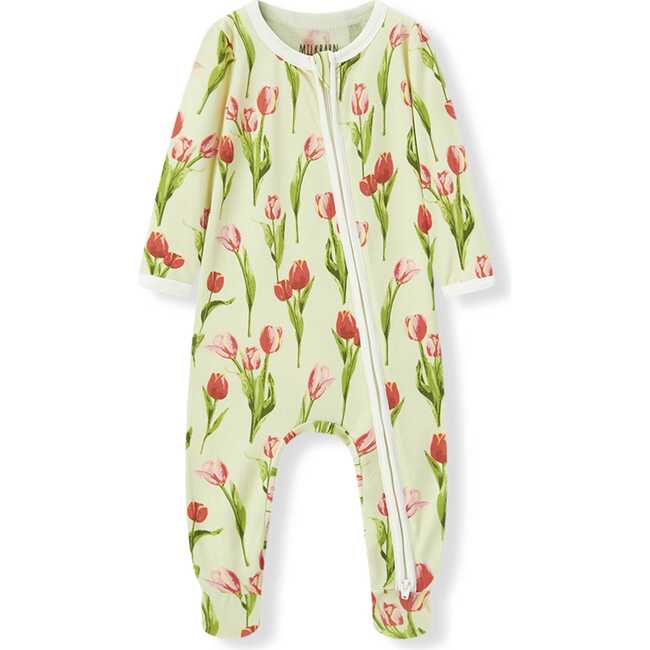 Tulip Luxe Stretch Zipper Footed Romper