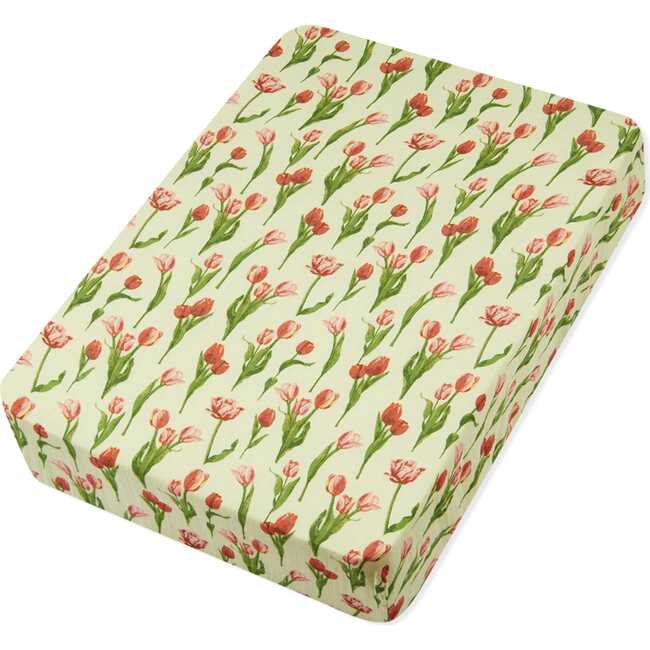 Tulip Bamboo Crib Sheet