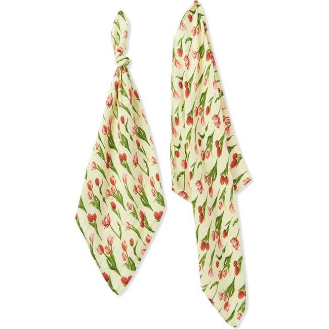Tulip Bamboo Burp Cloth
