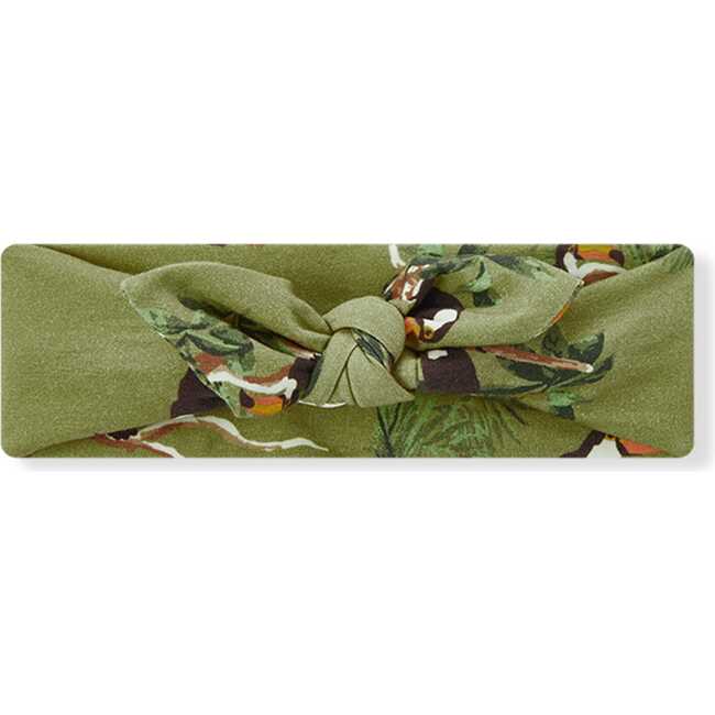 Toucan Cotton Stretch Knotted Headband