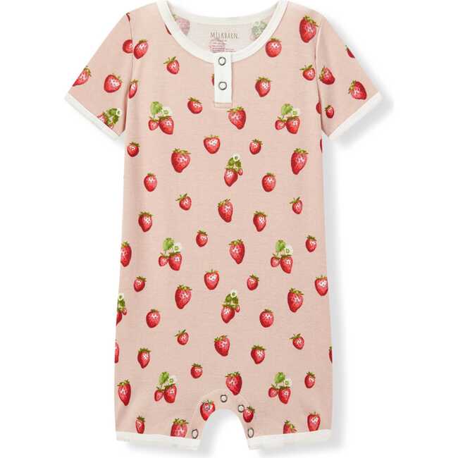 Strawberry Organic Cotton Shortall