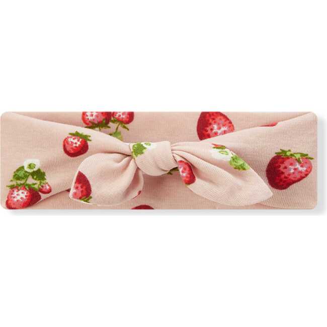 Strawberry Organic Cotton Knotted Headband