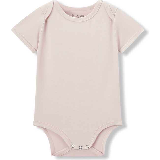 Sepia Rose Luxe Solid Short Sleeve One Piece