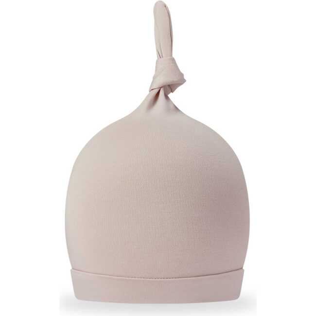 Sepia Rose Luxe Solid Knotted Beanie Hat