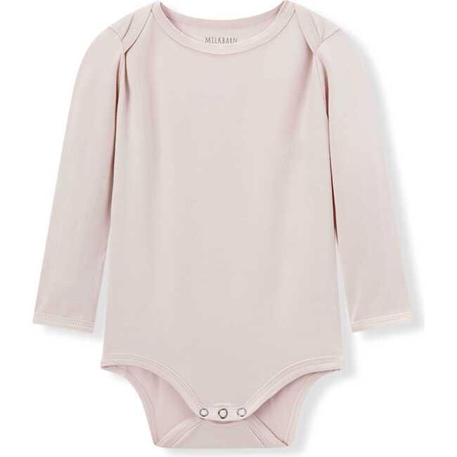 Sepia Rose Luxe Solid Long Sleeve One Piece